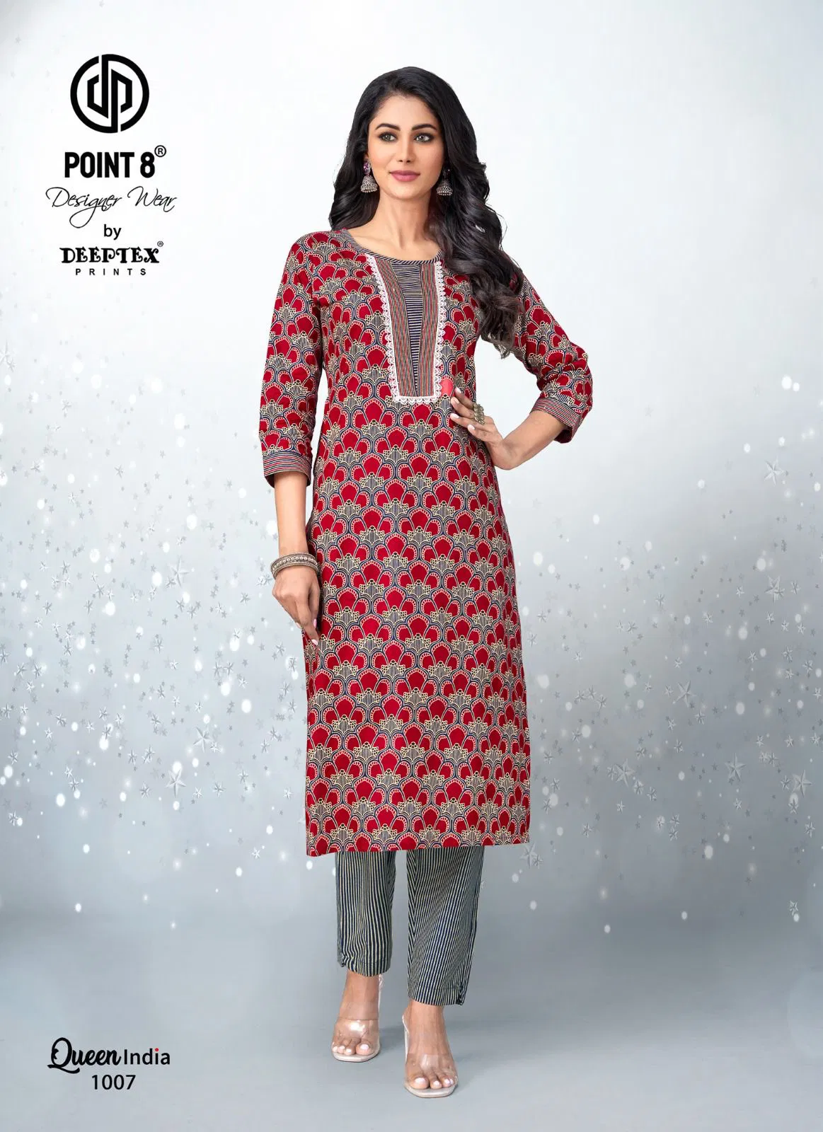 Queen India Vol 10 By Deeptex Cotton Printed Kurti With Bottom Wholesale Online